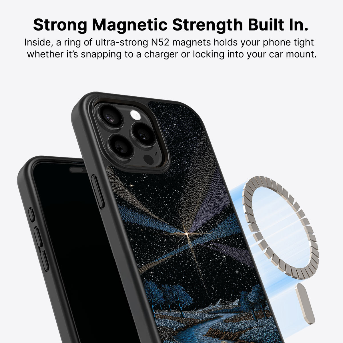 iPhone 14 Pro Case with MagSafe – Falling Star