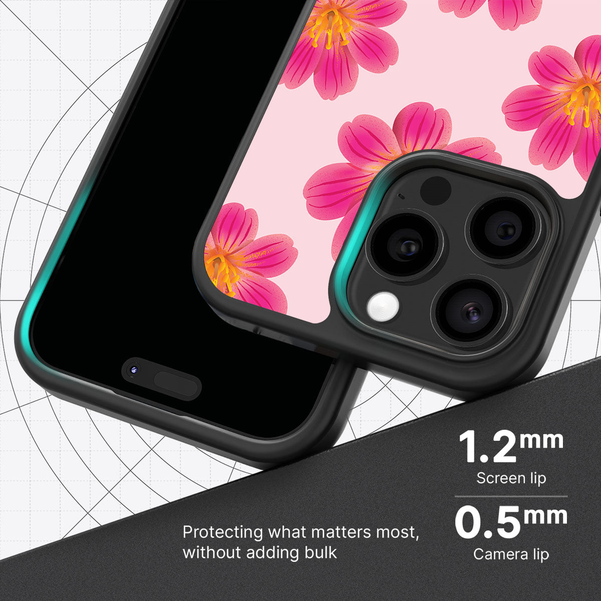 Lewisia Cotyledon - iPhone 14 Pro Case #case type_core (magsafe), #case type_core (non magsafe)