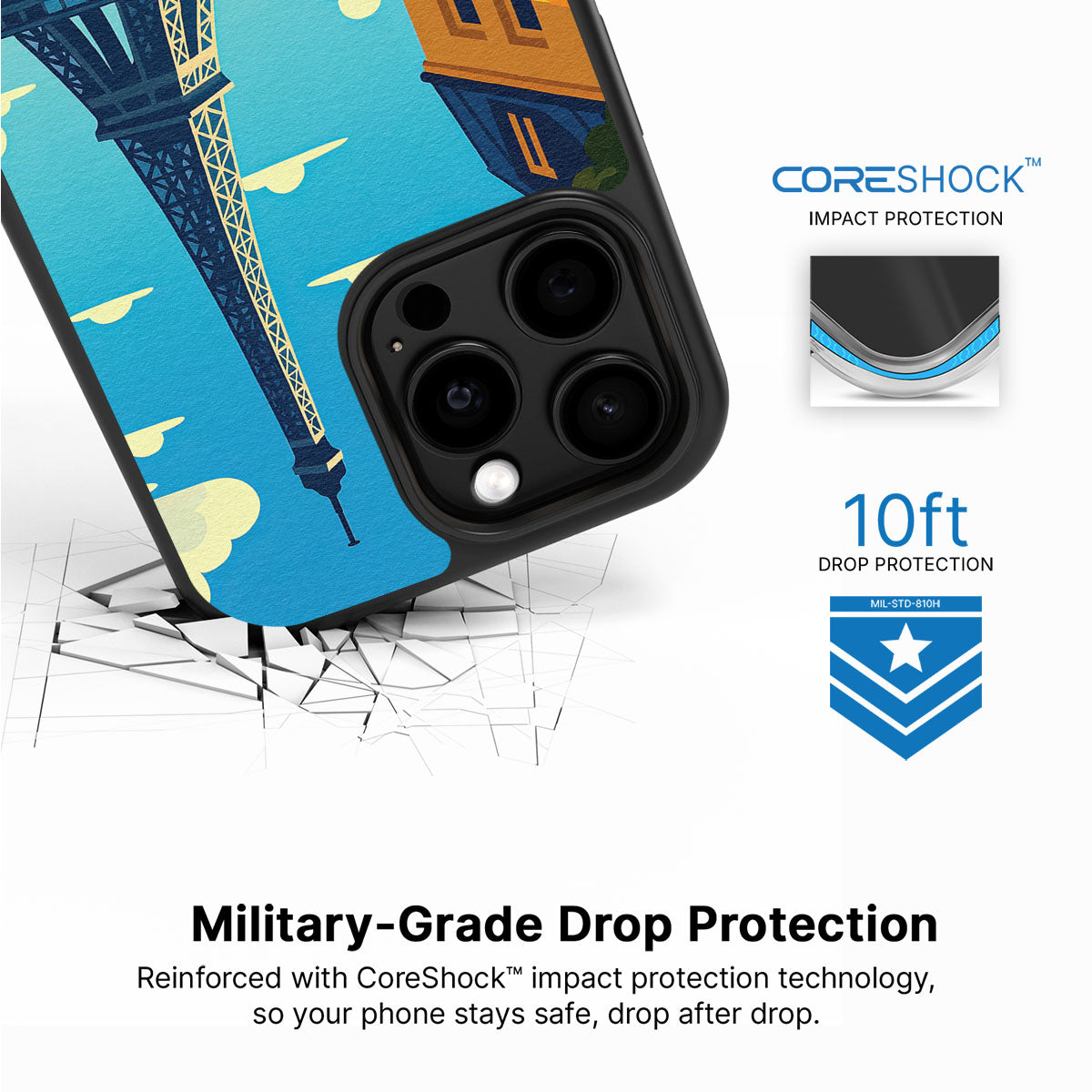 Paris - iPhone 14 Pro Case #case type_core (magsafe), #case type_core (non magsafe)