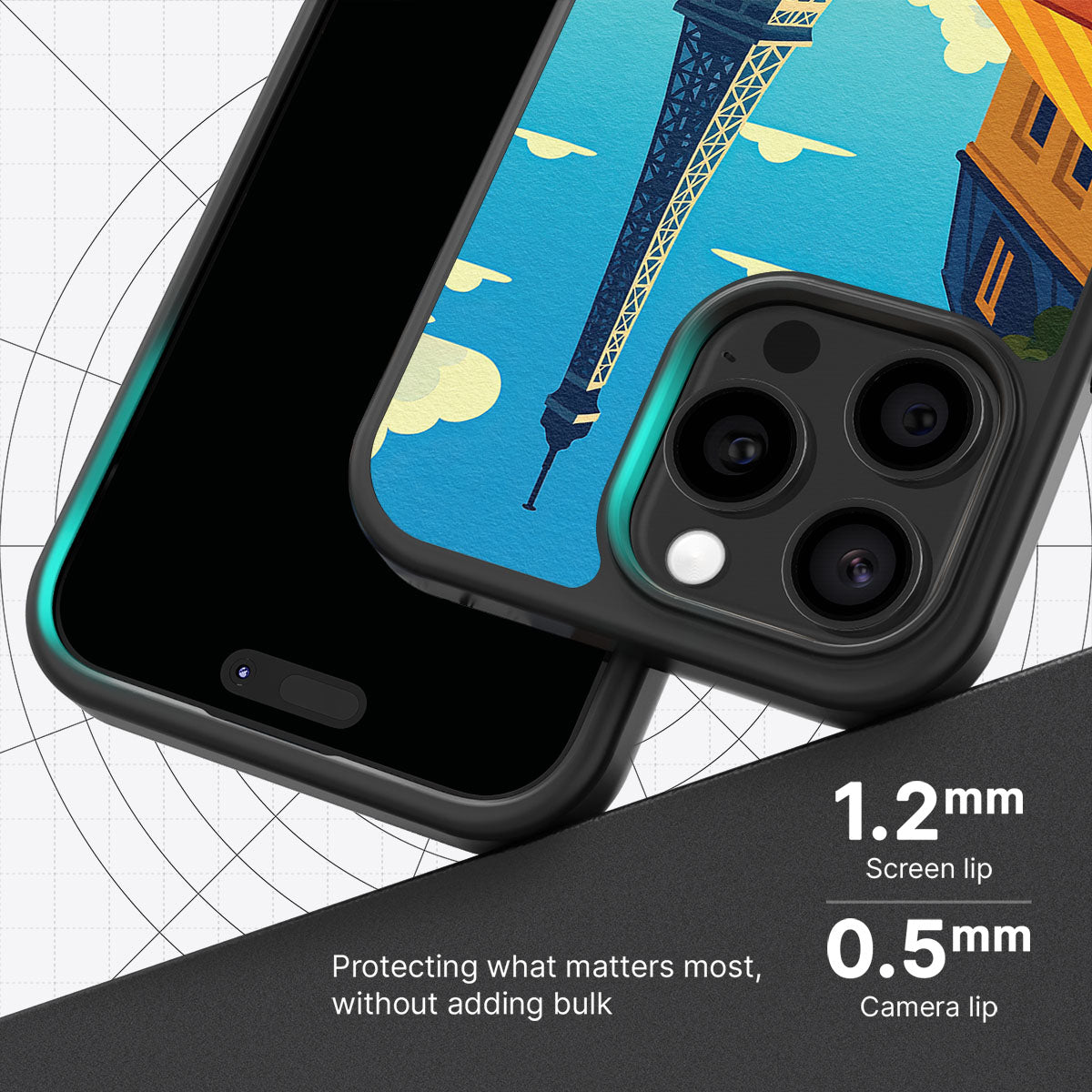 Paris - iPhone 14 Pro Case #case type_core (magsafe), #case type_core (non magsafe)