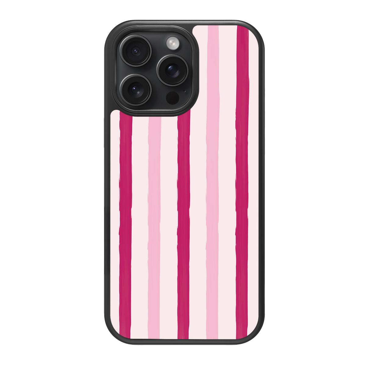 Pink Watercolor Stripes - iPhone 14 Pro Case #case type_core (magsafe), #case type_core (non magsafe)