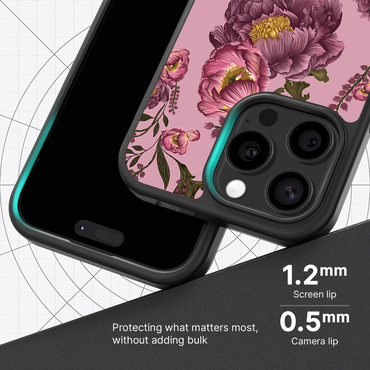 Vintage Blossoms - iPhone 14 Pro Case #case type_core (magsafe), #case type_core (non magsafe)