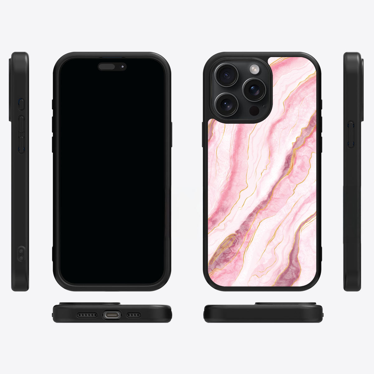 Blushed Marble - iPhone 14 Pro Max Case, #case type_core (magsafe), #case type_core (non magsafe)