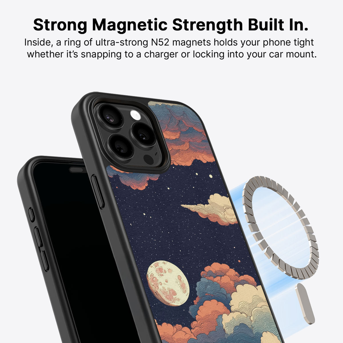 Blushed Moon - iPhone 14 Pro Max Case #case type_core (magsafe)