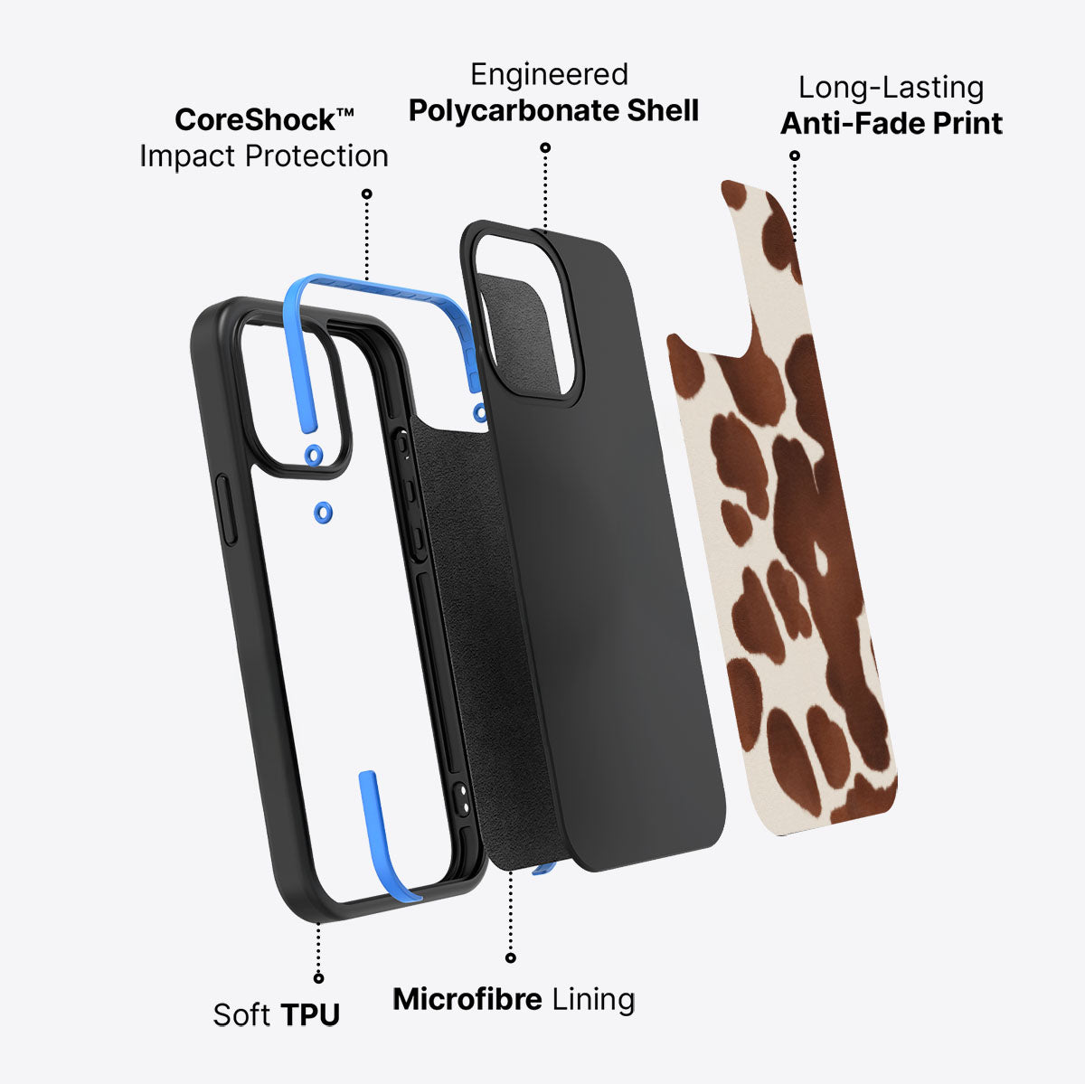 Cocoa Cow - iPhone 14 Pro Max Case #case type_core (non magsafe)