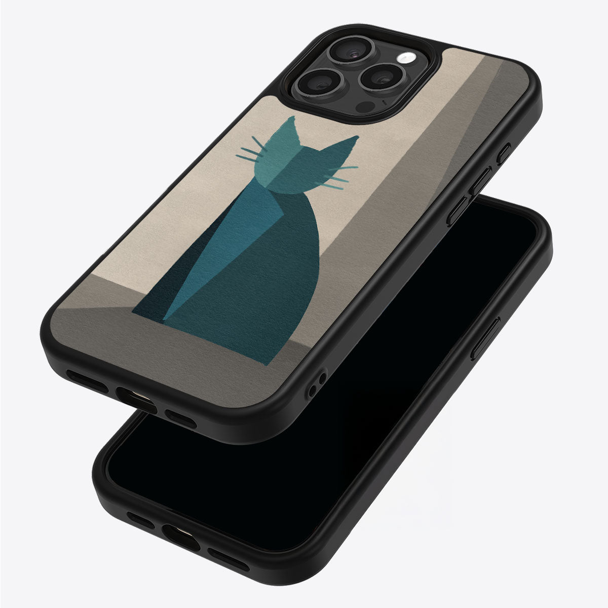 Cubist Feline - iPhone 14 Pro Max Case #case type_core (magsafe), #case type_core (non magsafe)