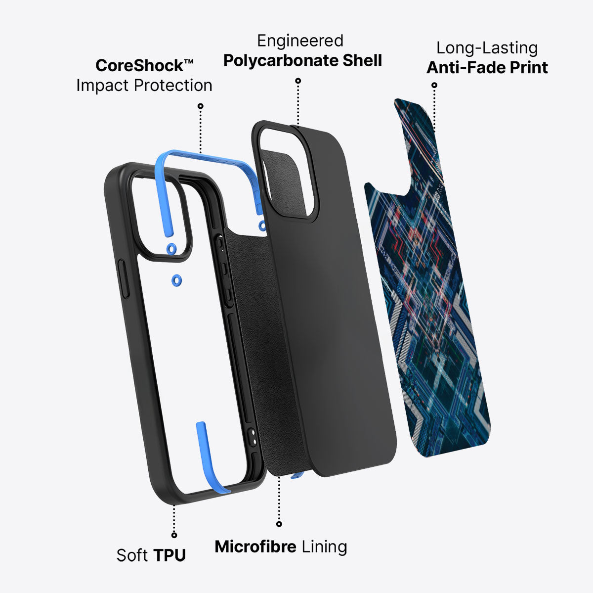 Electropolis - iPhone 14 Pro Max Case #case type_core (non magsafe)