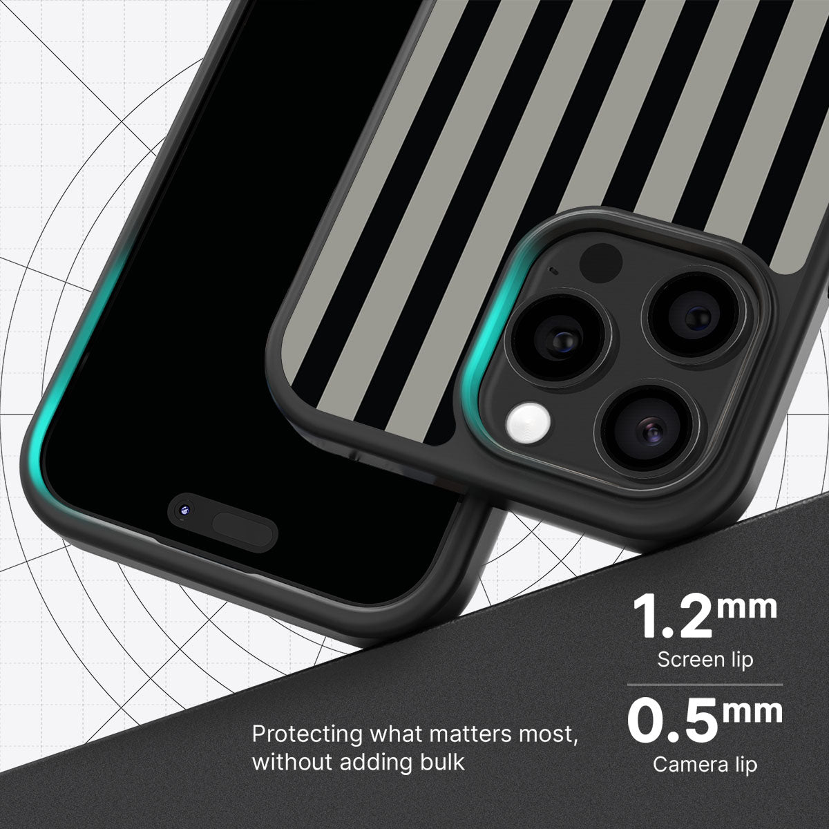 Gray Zone - iPhone 14 Pro Max Case #case type_core (magsafe), #case type_core (non magsafe)