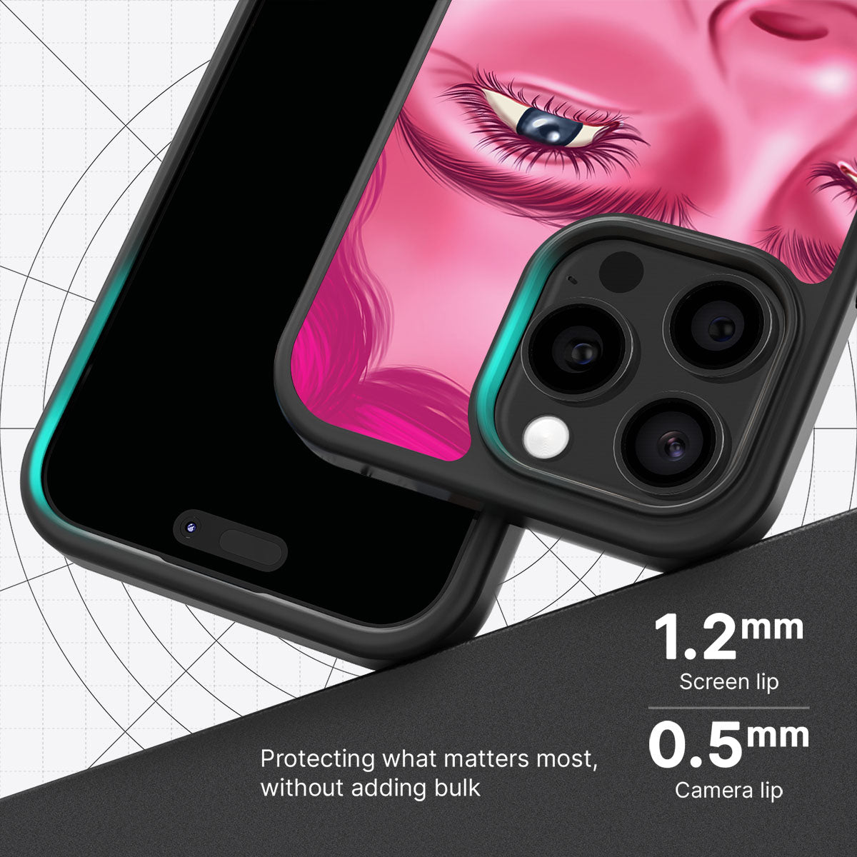 Pink Rage - iPhone 14 Pro Max Case #case type_core (magsafe), #case type_core (non magsafe)