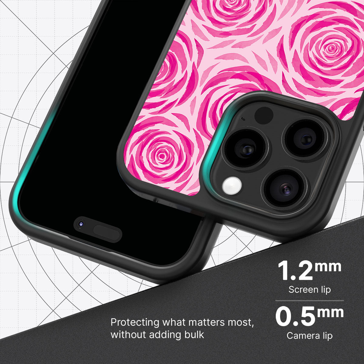 Rosy Reverie - iPhone 14 Pro Max Case  #case type_core (magsafe), #case type_core (non magsafe)