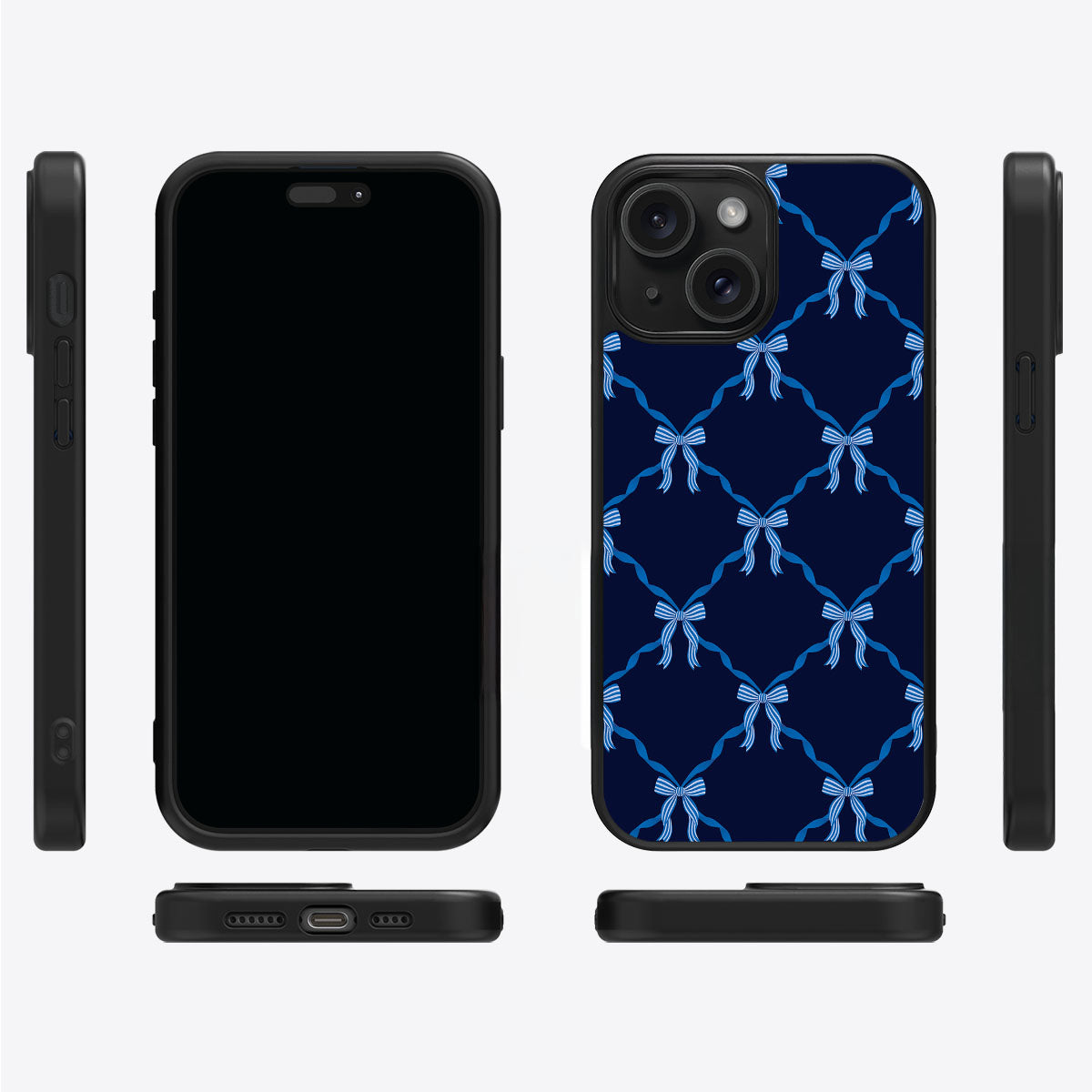 Azure Elegance - iPhone 15 Case