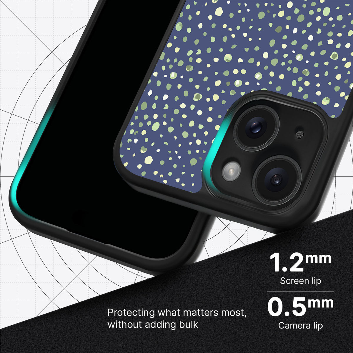 Blue Spring Dew - iPhone 15 Case #case type_core (magsafe), #case type_core (non magsafe)