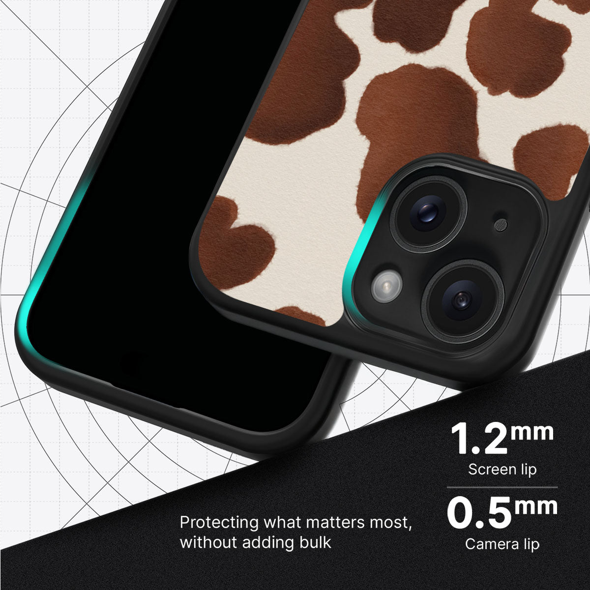 Cocoa Cow - iPhone 15 Case #case type_core (magsafe), #case type_core (non magsafe)