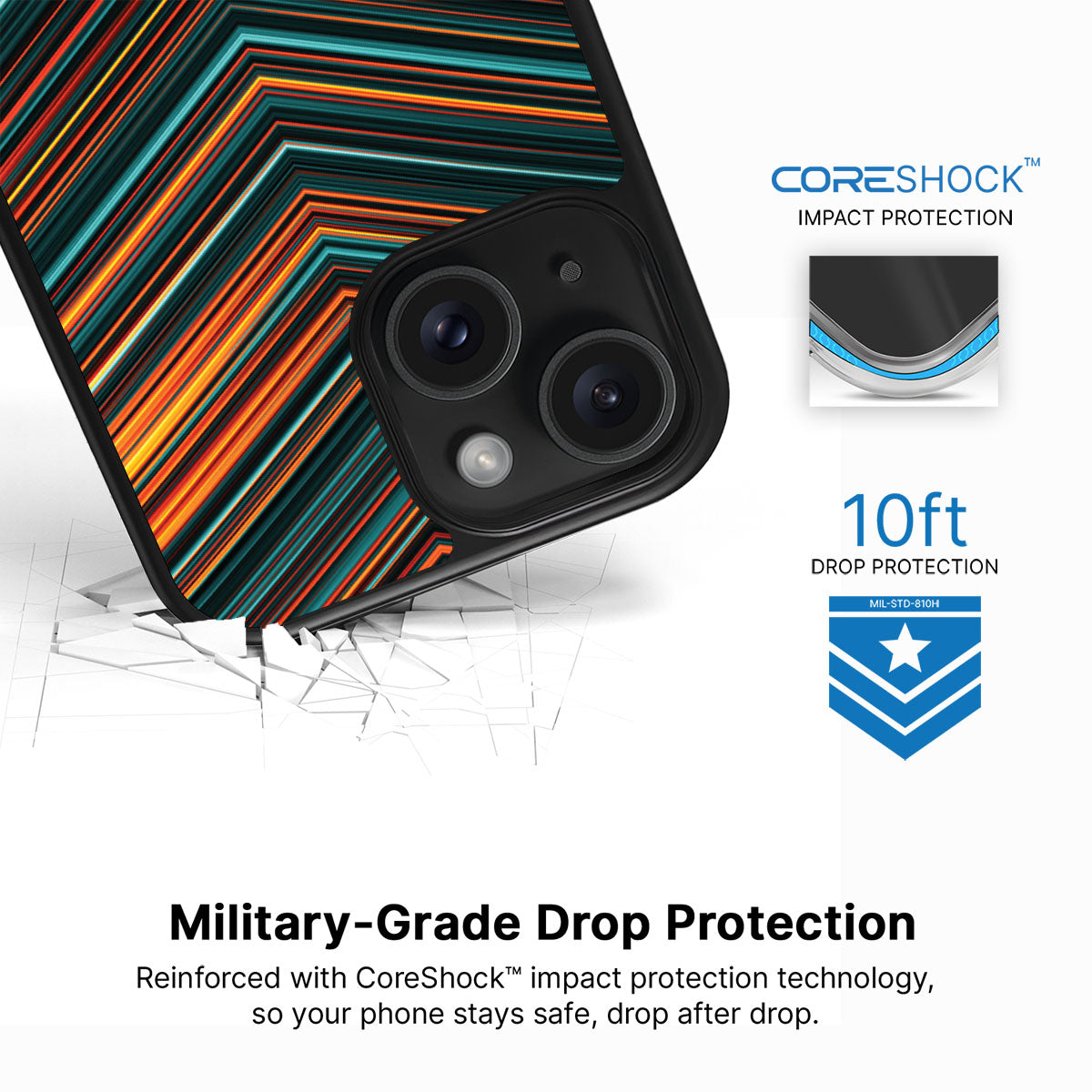 Deep Tech - iPhone 15 Case #case type_core (magsafe), #case type_core (non magsafe)