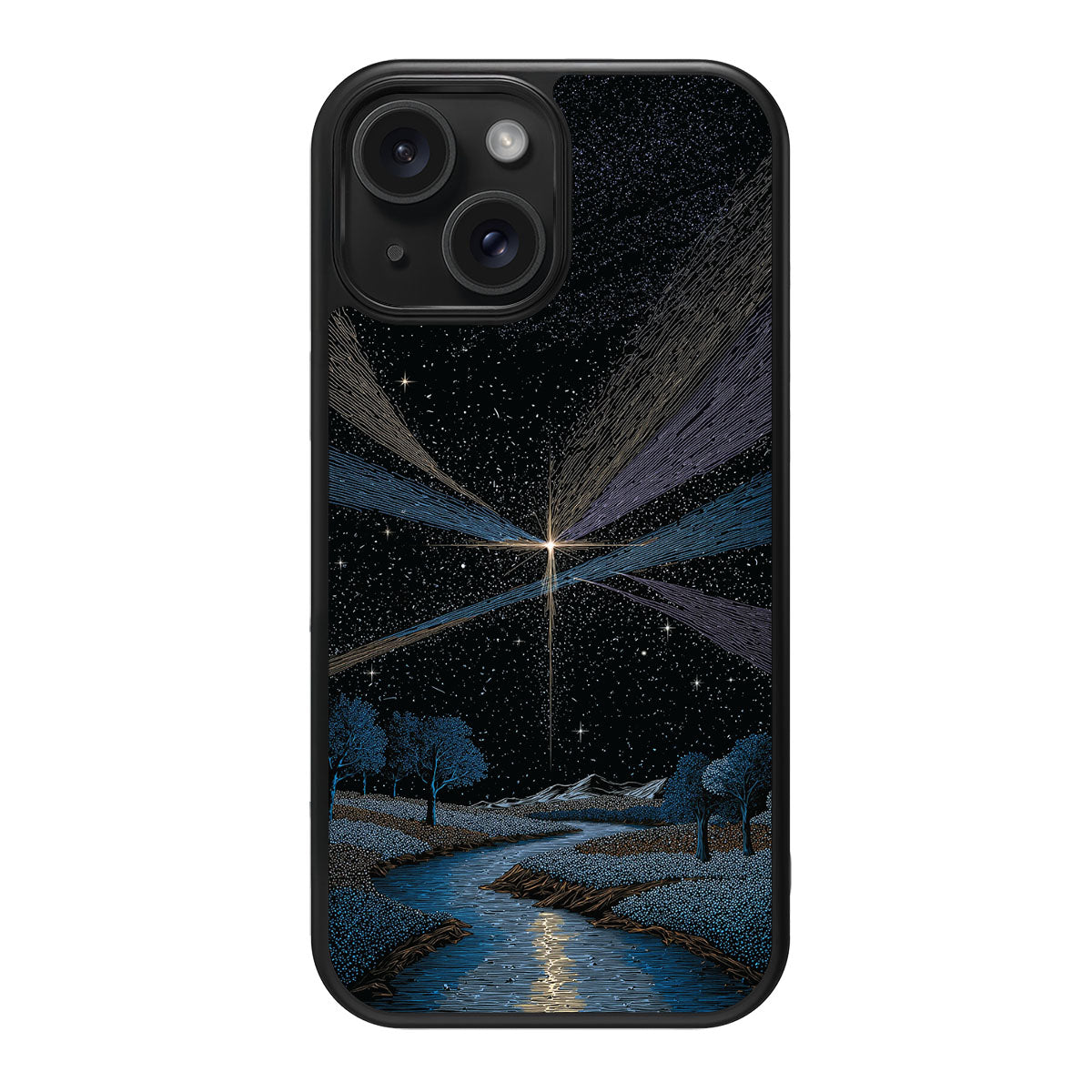 iPhone 15 Case with MagSafe – Falling Star