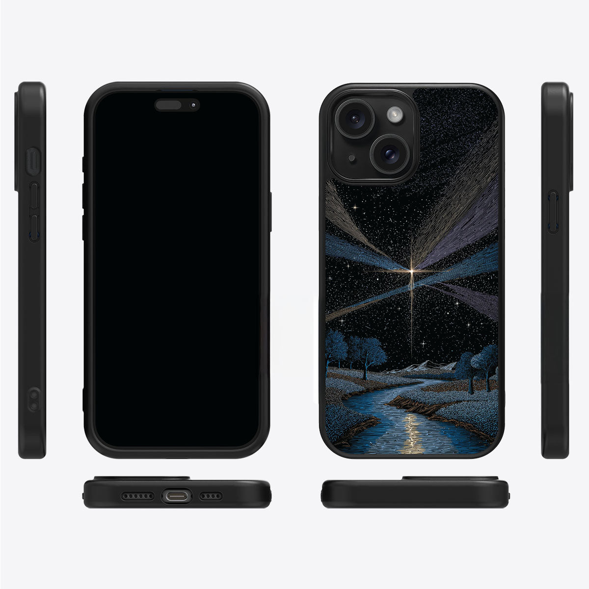iPhone 15 Case with MagSafe – Falling Star