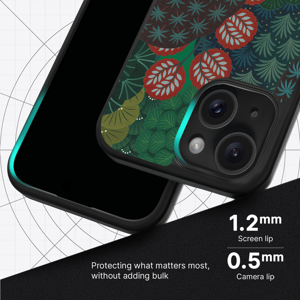 Flourishing Forests - iPhone 15 Case #case type_core (magsafe), #case type_core (non magsafe)