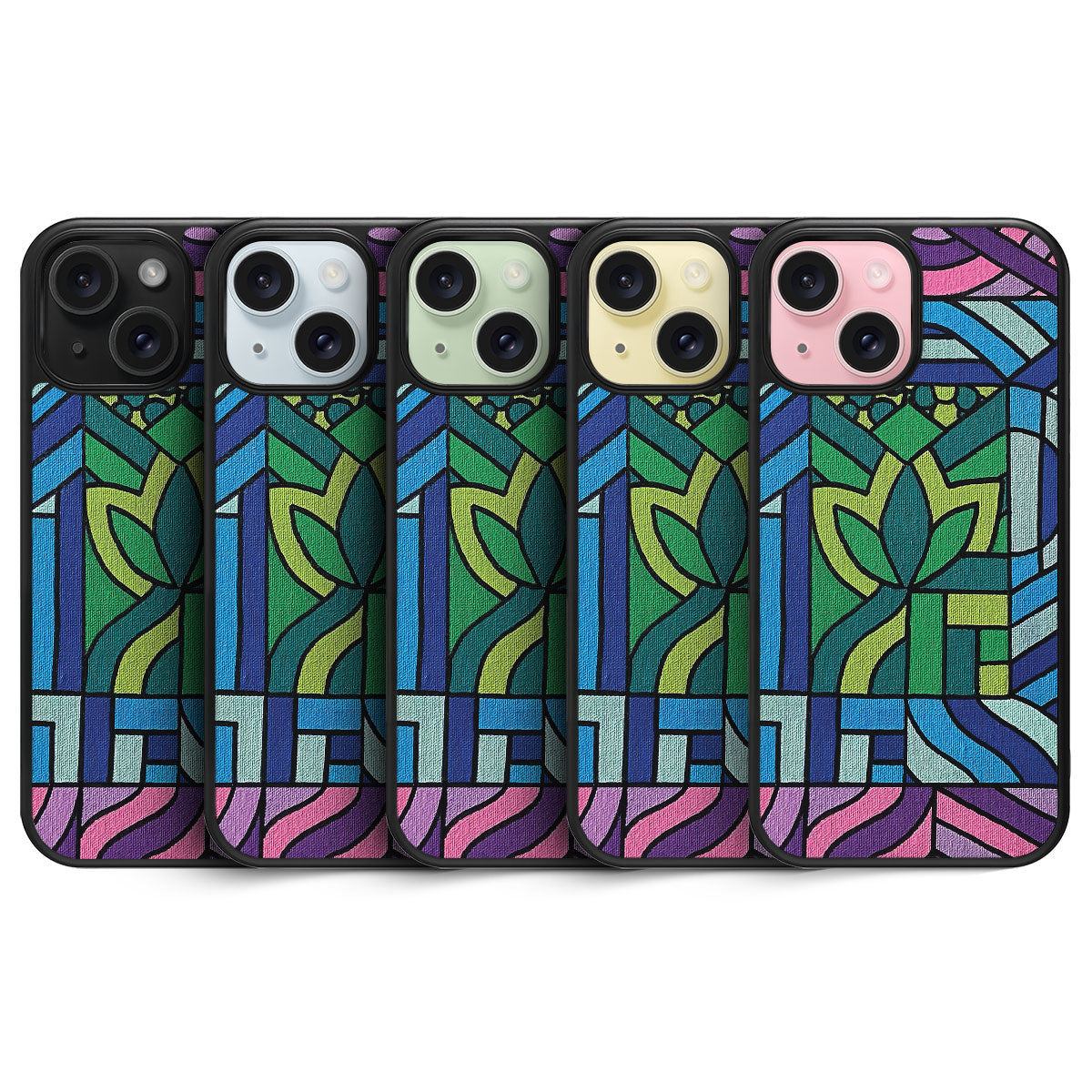 Green Flame - iPhone 15 Case #case type_core (magsafe), #case type_core (non magsafe)