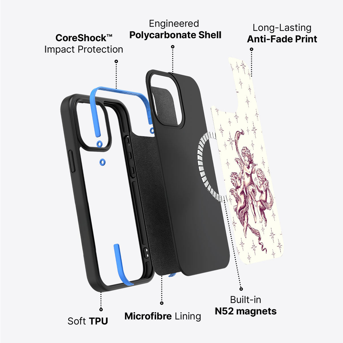 Herald Angels - iPhone 15 Case #case type_core (magsafe)