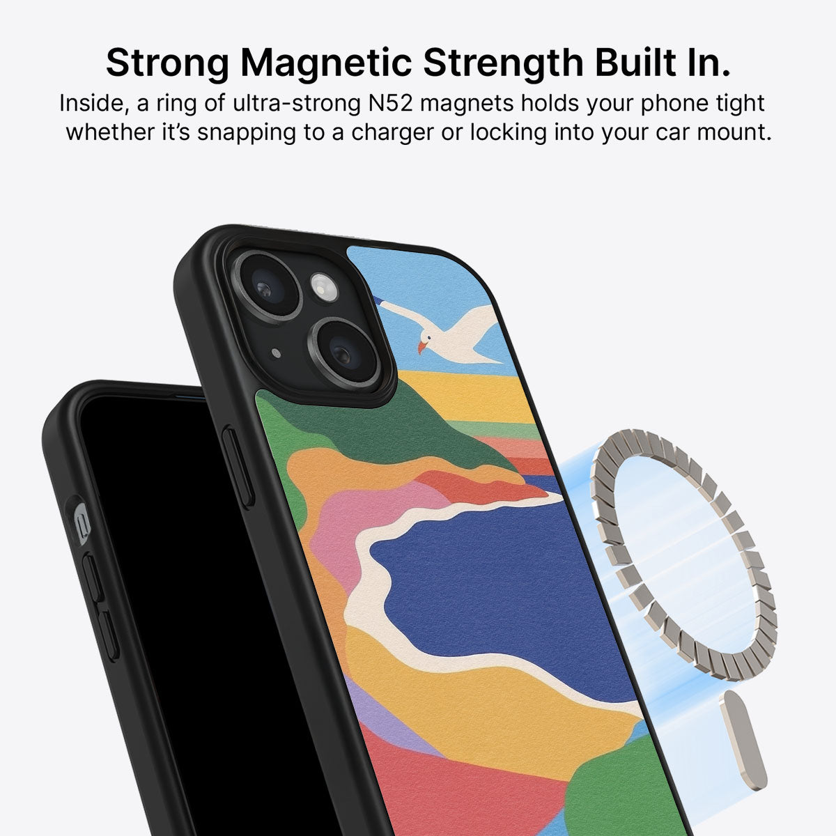 Joy Beach - iPhone 15 Case #case type_core (magsafe)