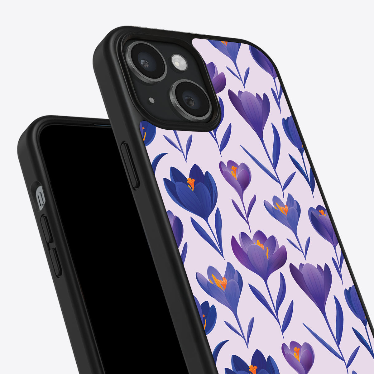 Midnight Crocus - iPhone 15 Case #case type_core (non magsafe)