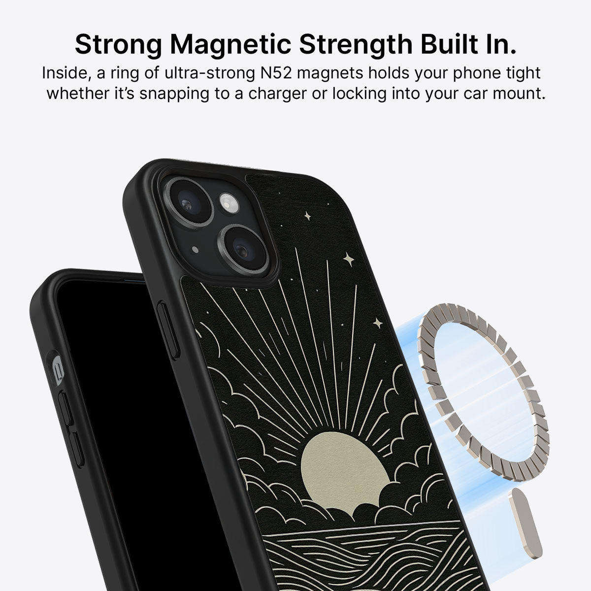 Moon Energy - iPhone 15 Case #case type_core (magsafe)