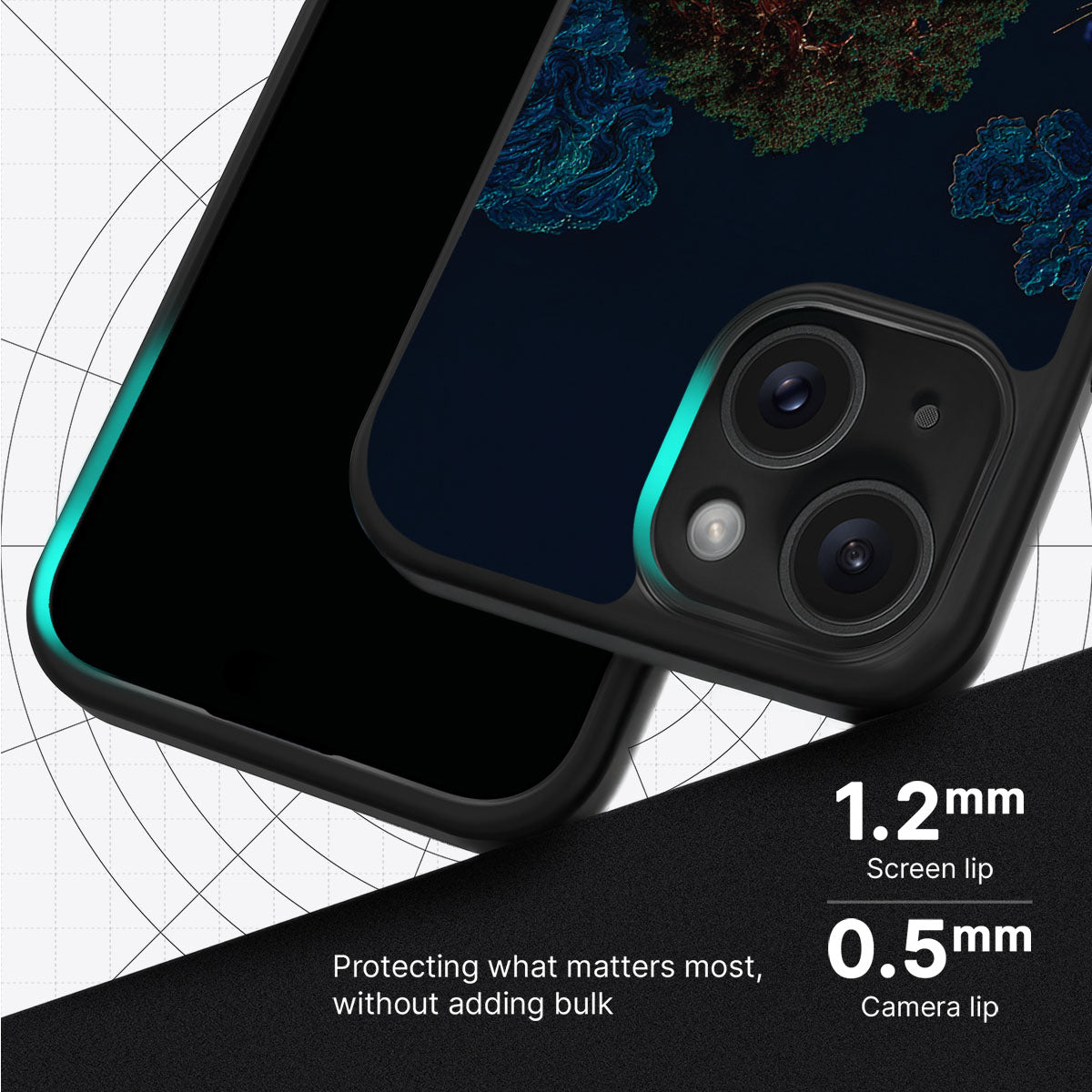 Quiet Moon slim iPhone 15 phone case