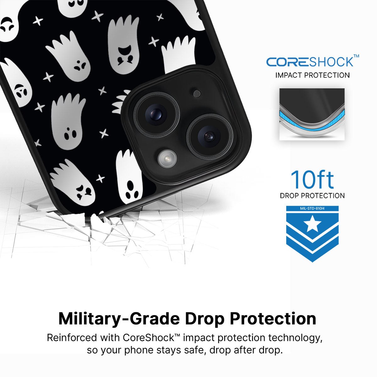 Spooky Spirits - iPhone 15 Case #case type_core (magsafe), #case type_core (non magsafe)