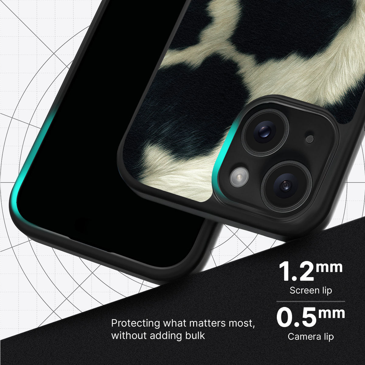 Swiss Cow - iPhone 15 Case  #case type_core (magsafe), #case type_core (non magsafe)