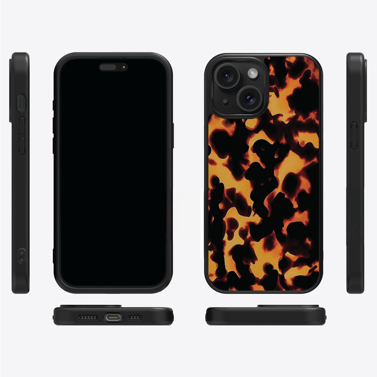 iPhone 15 Case with MagSafe – Tortoise Shell