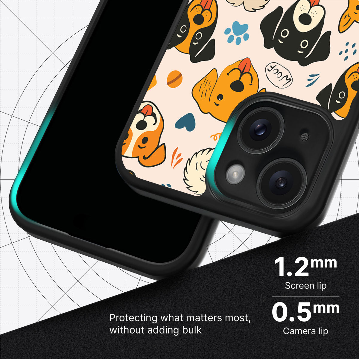 Woof Squad - iPhone 15 Case, #case type_core (magsafe), #case type_core (non magsafe)