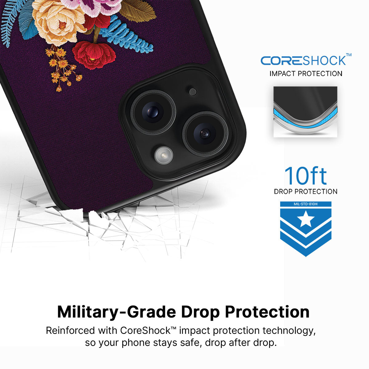 Baroque Bloom - iPhone 15 Plus Case