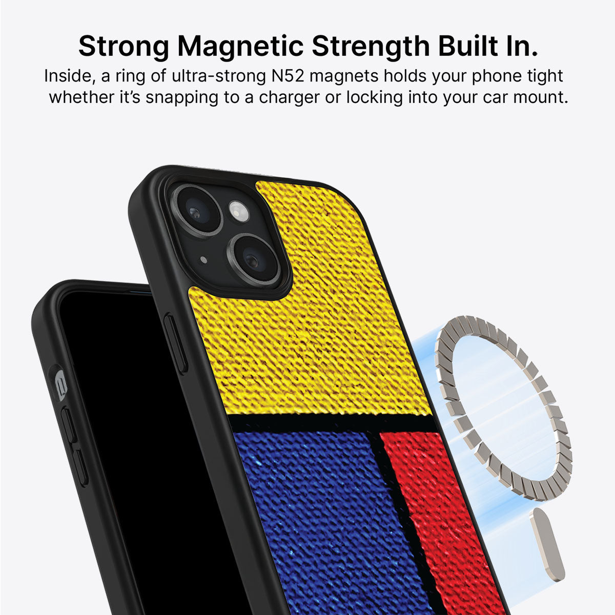 Bauhaus Blocks - iPhone 15 Plus Case #case type_core (magsafe)