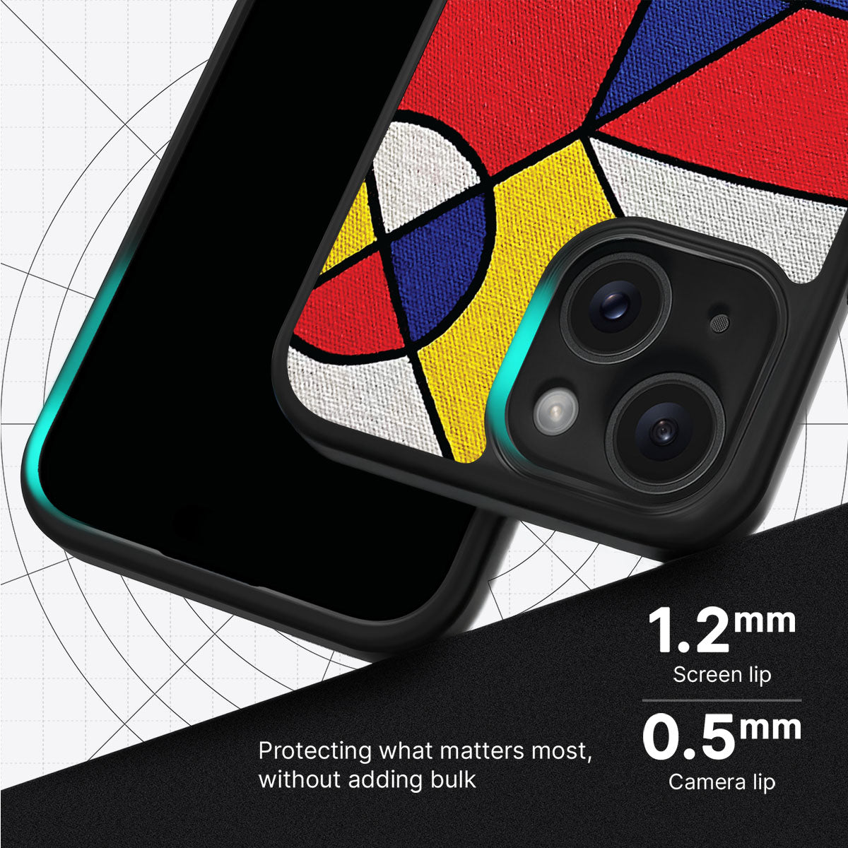 Bauhaus Proper - iPhone 15 Plus Case #case type_core (magsafe), #case type_core (non magsafe)