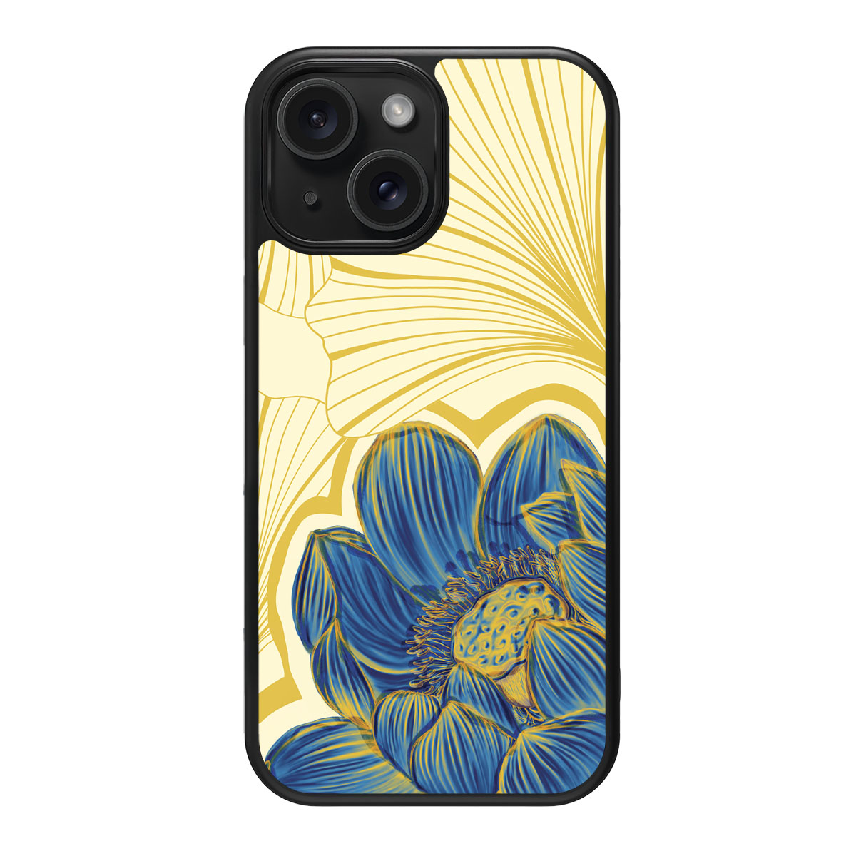 Blue Lotus - iPhone 15 Plus Case #case type_core (magsafe), #case type_core (non magsafe)