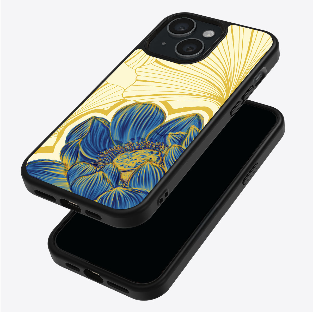 Blue Lotus - iPhone 15 Plus Case #case type_core (magsafe), #case type_core (non magsafe)