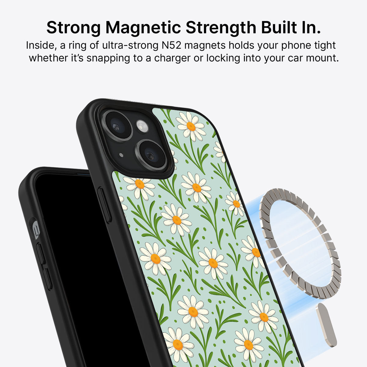 Daisy Flowers - iPhone 15 Plus Case #case type_core (magsafe)