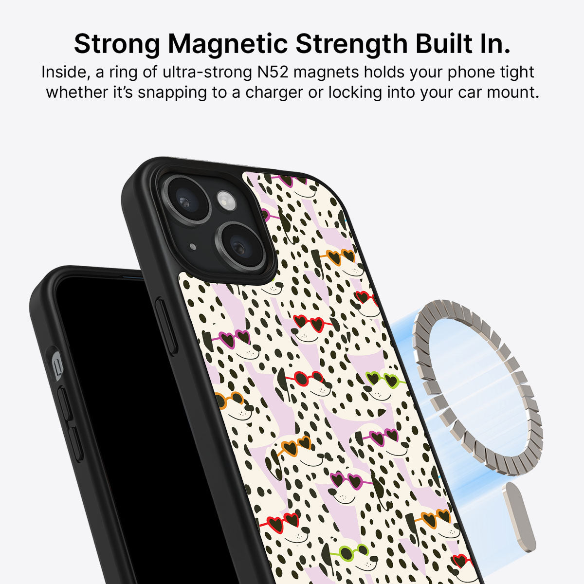 Dalmatian Dog - iPhone 15 Plus Case #case type_core (magsafe)