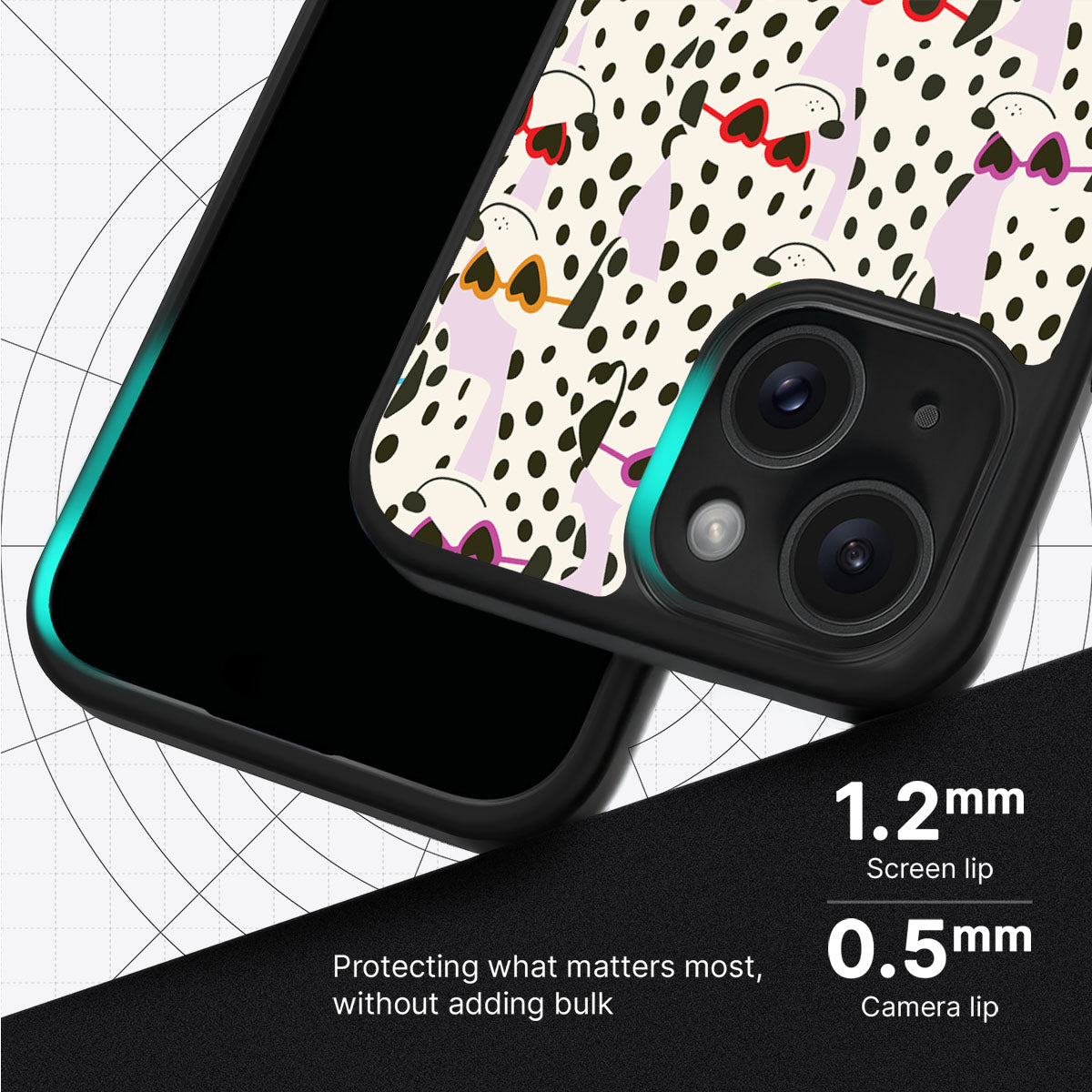 Dalmatian Dog - iPhone 15 Plus Case #case type_core (magsafe), #case type_core (non magsafe)