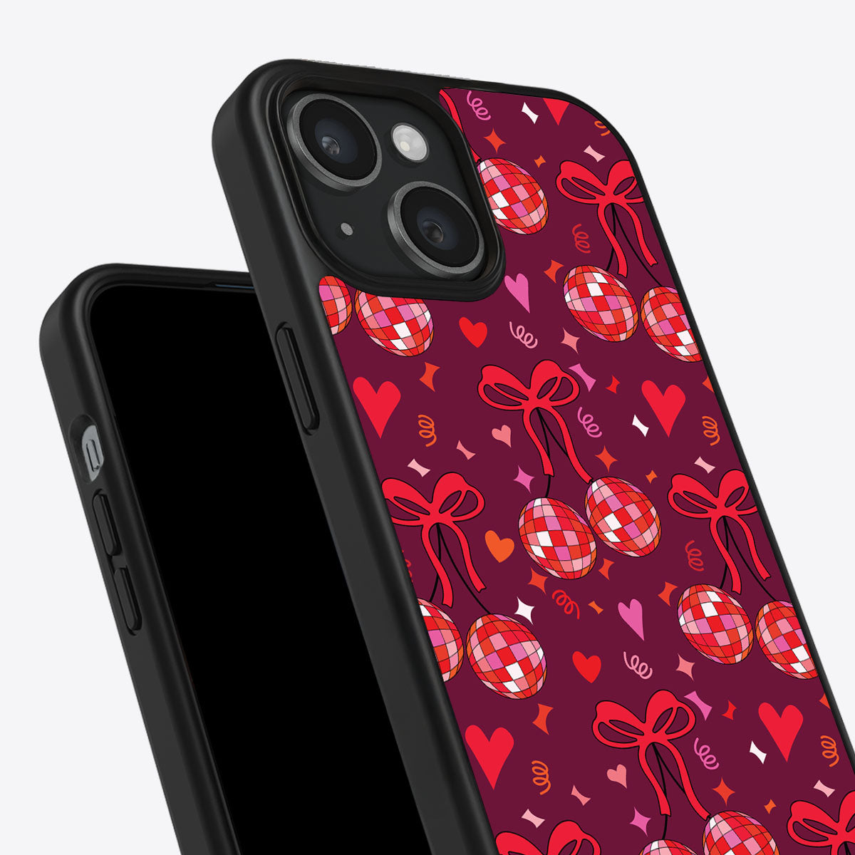 Disco Cherries - iPhone 15 Plus Case #case type_core (non magsafe)