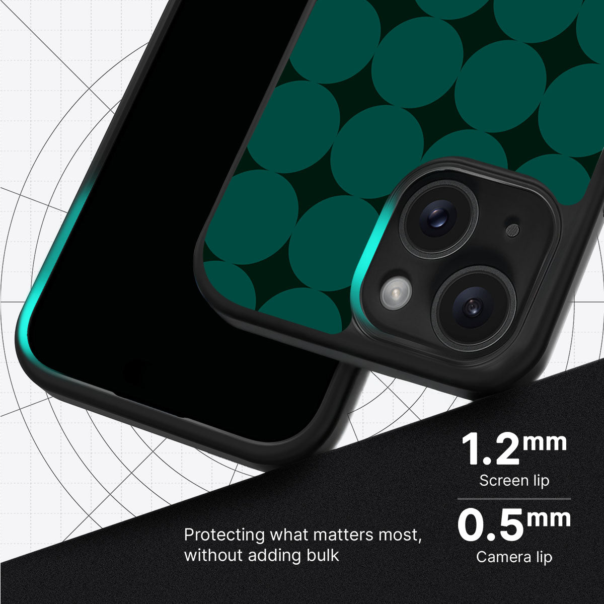 Emerald Bed - iPhone 15 Plus Case #case type_core (magsafe), #case type_core (non magsafe)