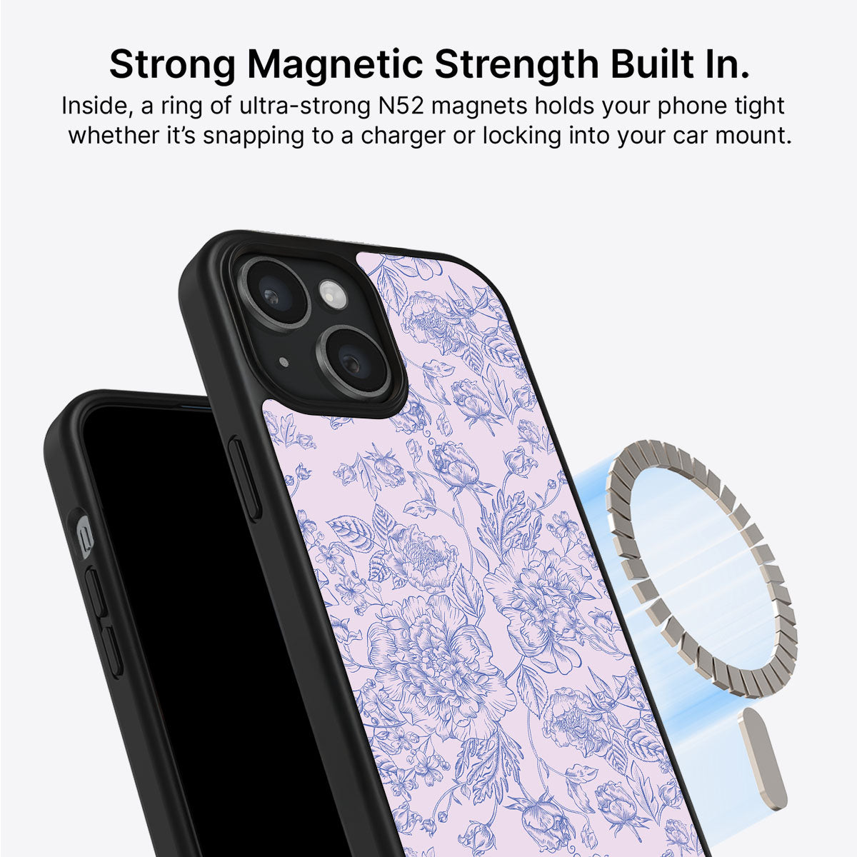 Etched Botanics - iPhone 15 Plus Case #case type_core (magsafe)