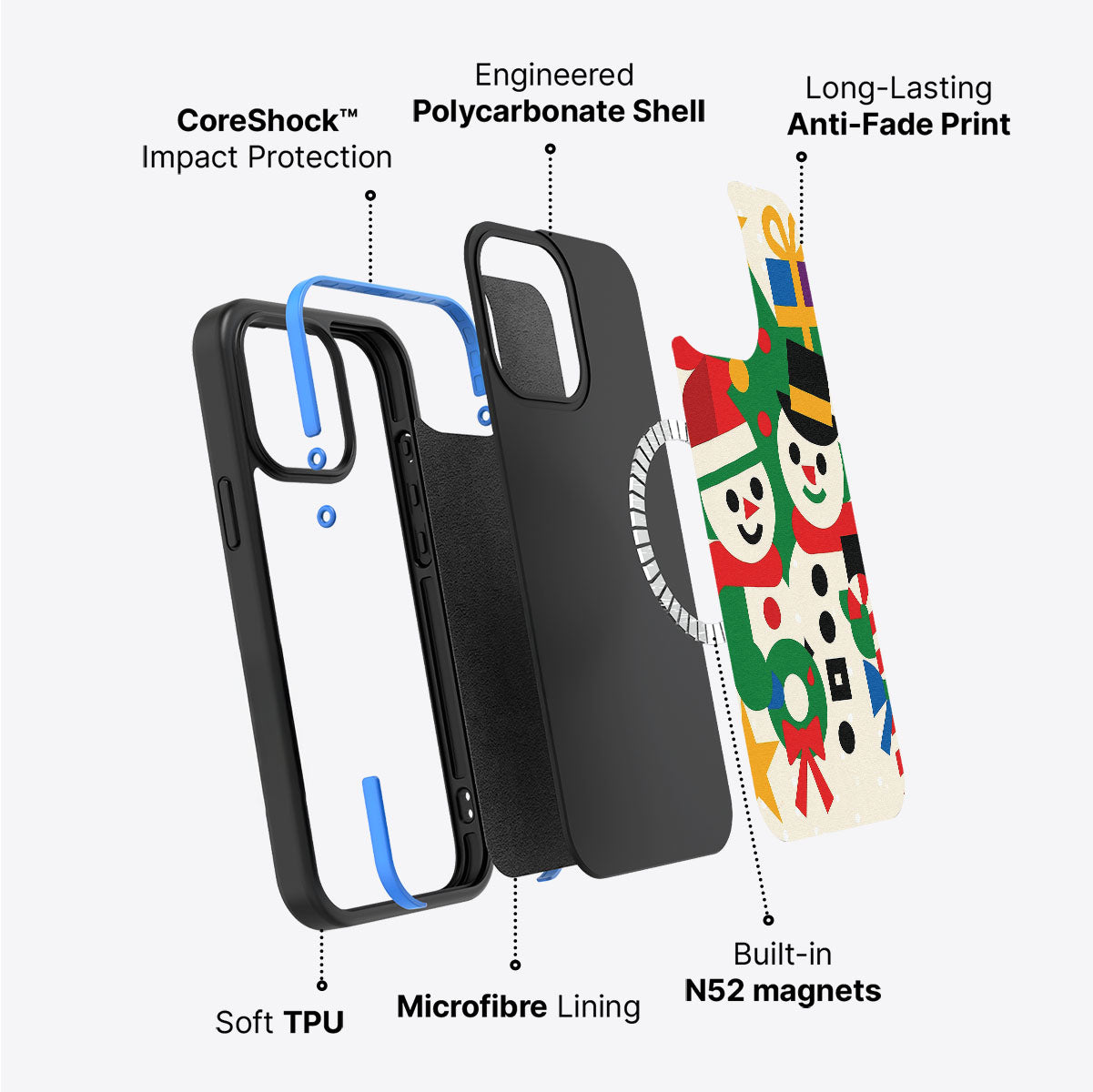 Family Santa - iPhone 15 Plus Case #case type_core (magsafe)