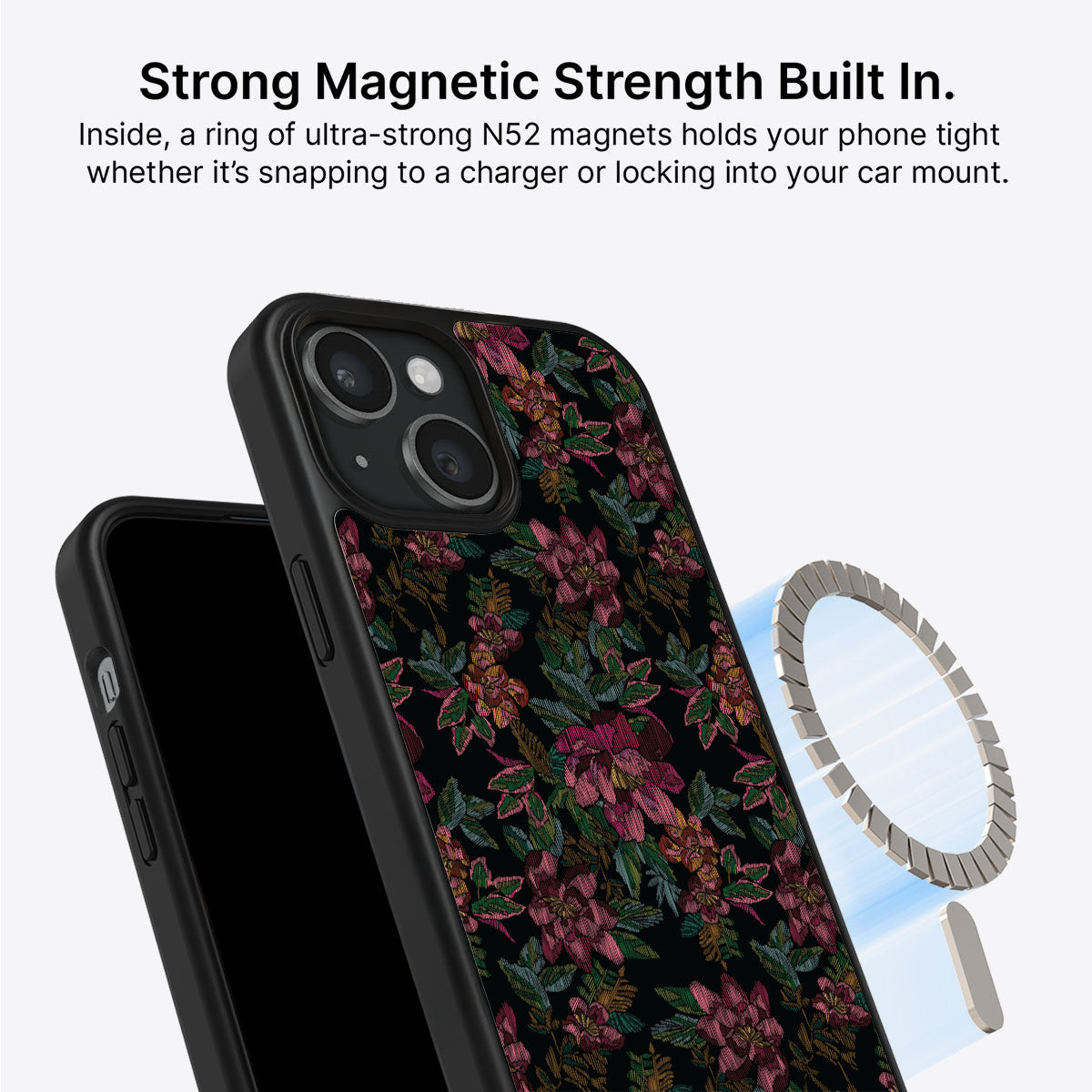 Floral Tapestry - iPhone 15 Plus Case #case type_core (magsafe)