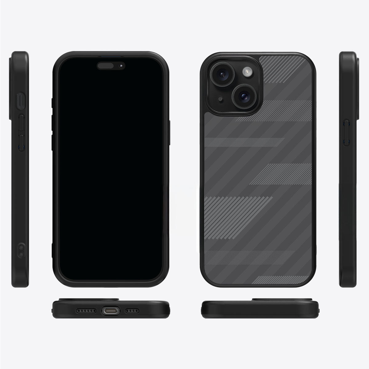 Gray Twill Play - iPhone 15 Plus Case #case type_core (magsafe), #case type_core (non magsafe)