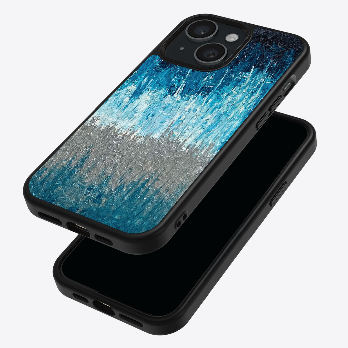 Impasto Tides - iPhone 15 Plus Case #case type_core (magsafe), #case type_core (non magsafe)