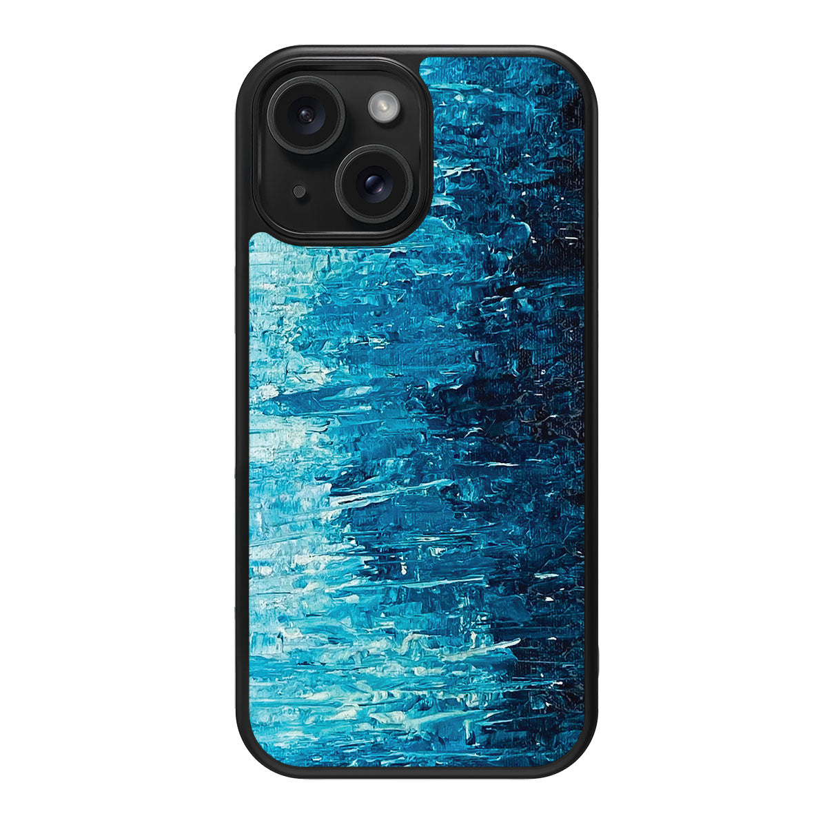 Indigo Impasto - iPhone 15 Plus Case #case type_core (magsafe), #case type_core (non magsafe)