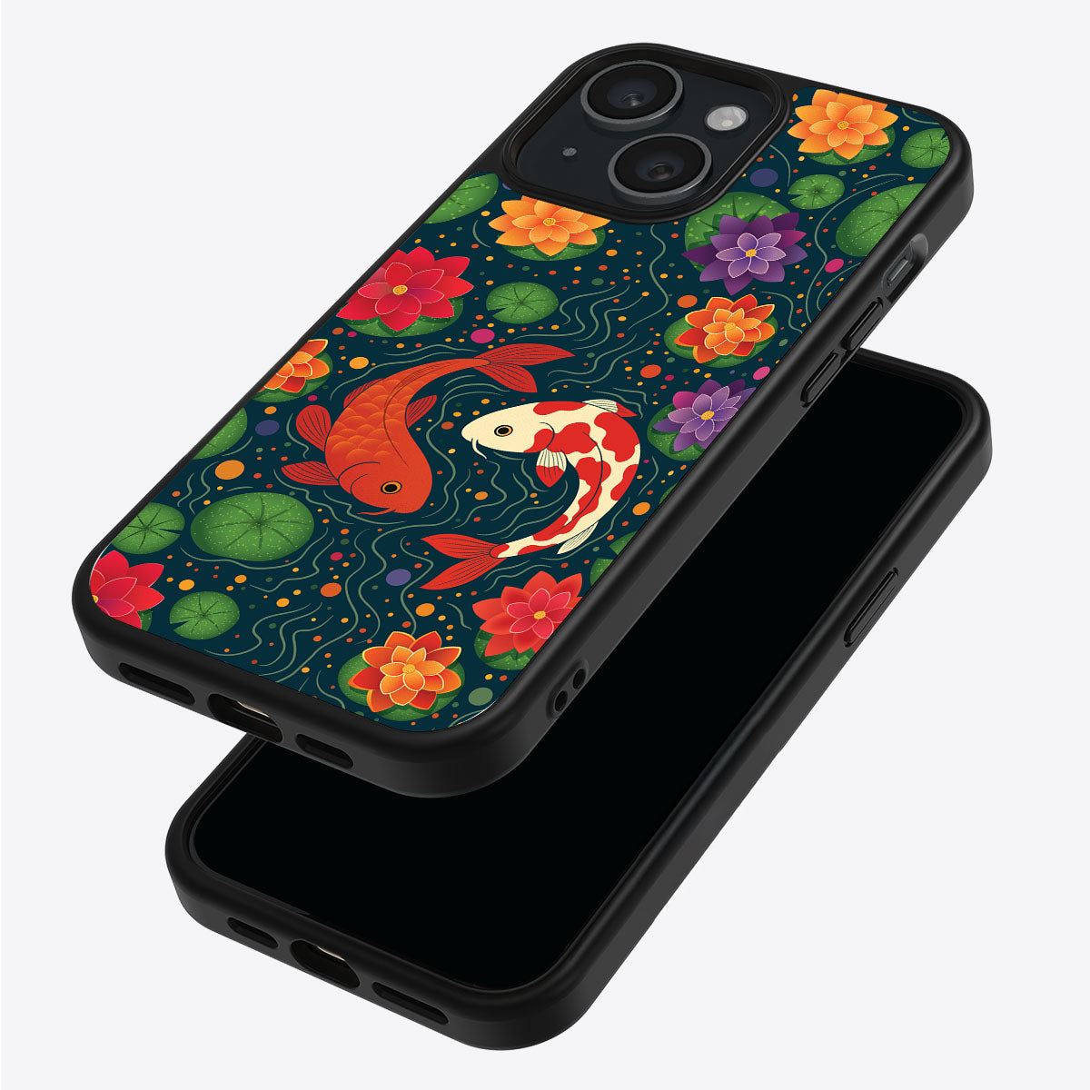 Koi Fish - iPhone 15 Plus Case #case type_core (magsafe), #case type_core (non magsafe)
