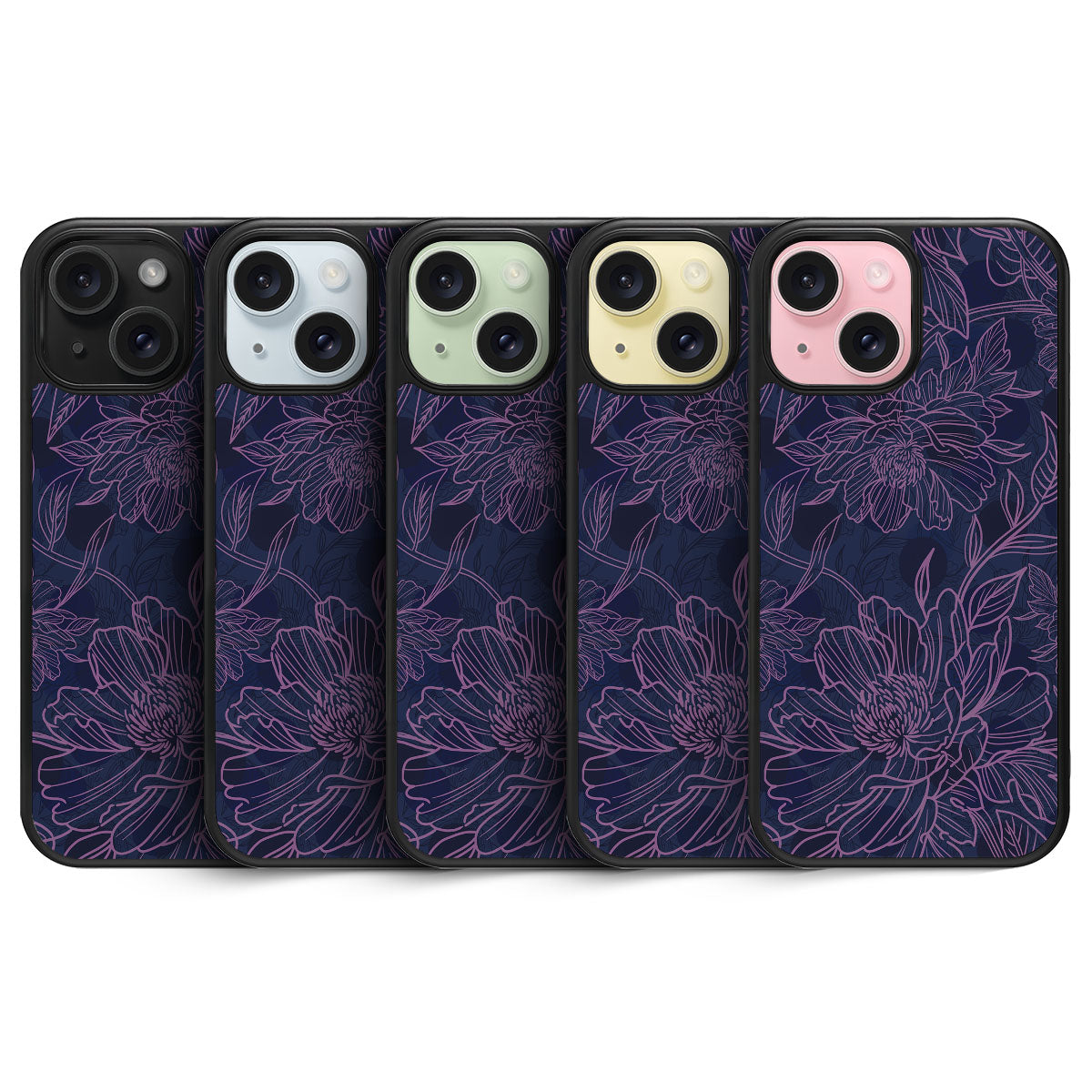 Luminous Blooms - iPhone 15 Plus Case #case type_core (magsafe), #case type_core (non magsafe)
