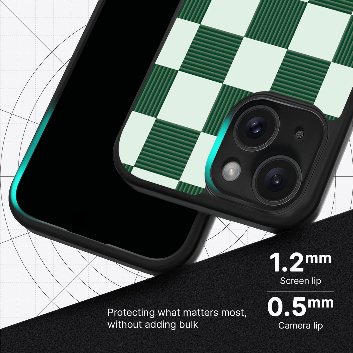 Luxe Emerald - iPhone 15 Plus Case #case type_core (magsafe), #case type_core (non magsafe)